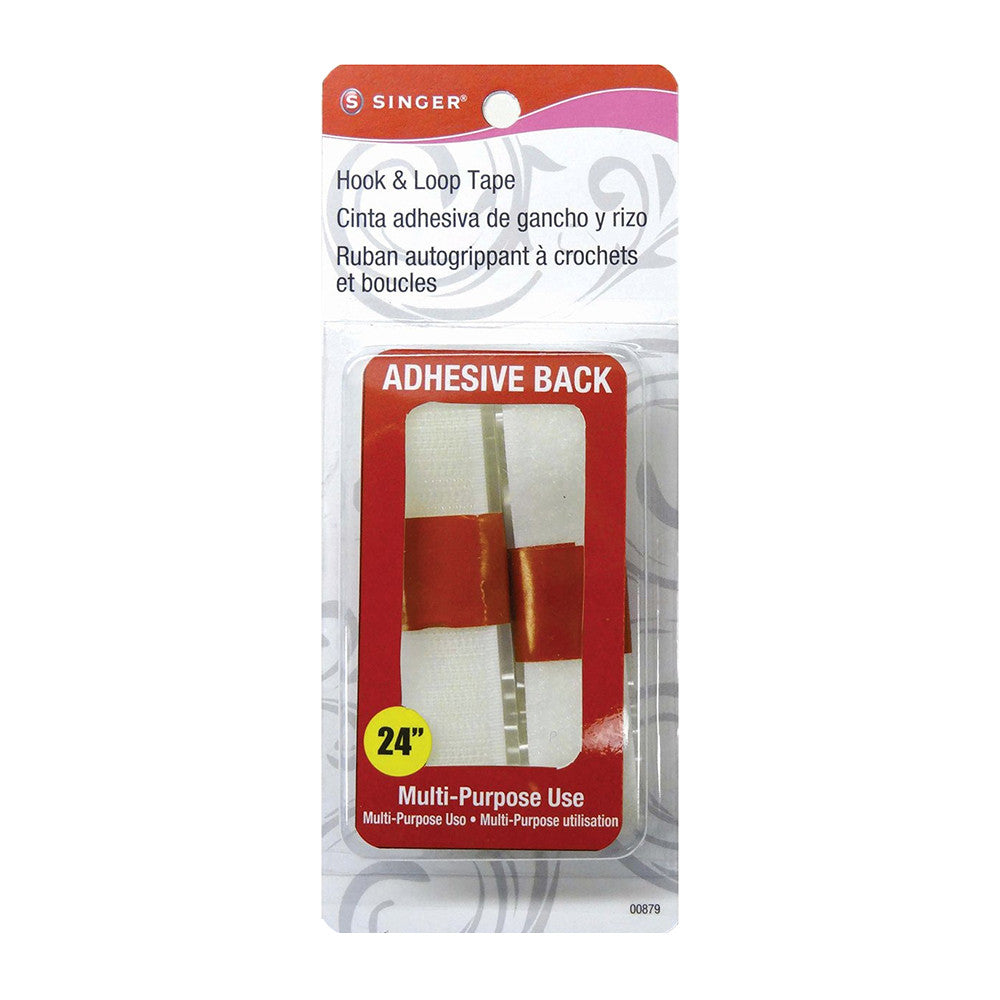 Singer Hook and Loop Adhesive Back Tape, 24 Inch, 1 Ea